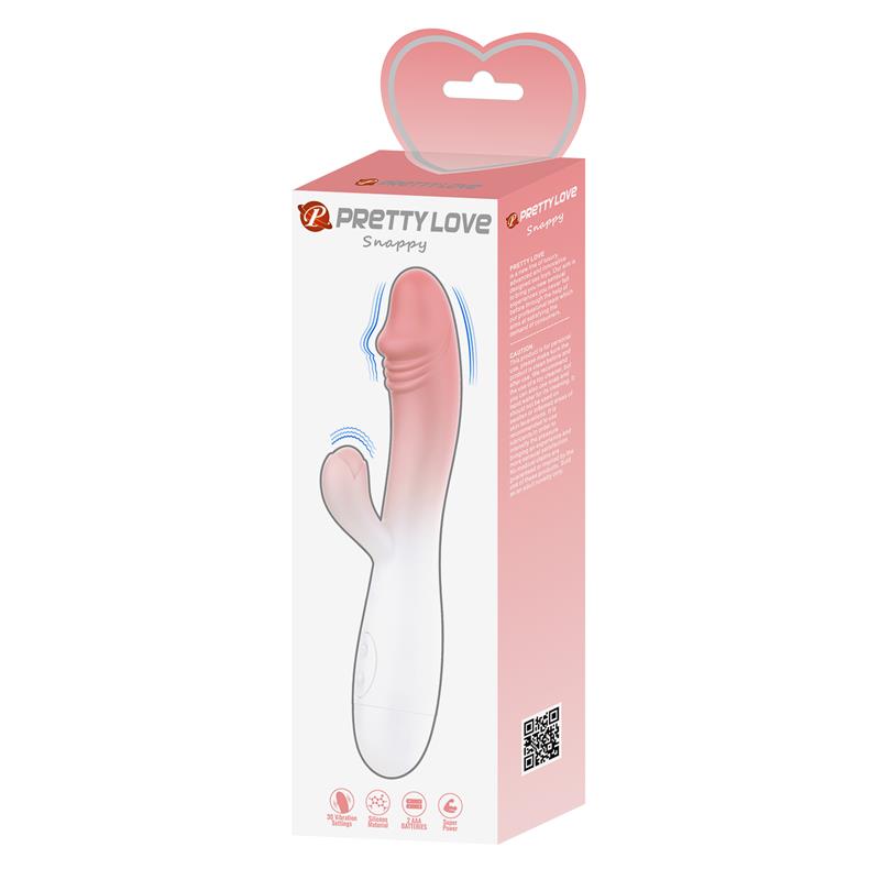 Snappy Vibrador Blanco y Rosa - Imagen 9