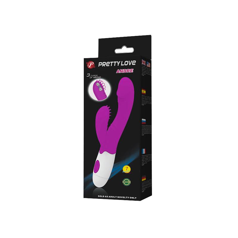 Vibrador Andre Color Púrpura - Imagen 9