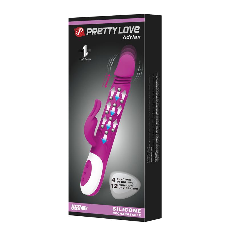 Vibrador con Bolas Rolling y Movimiento Up and Down Adrian - Imagen 8