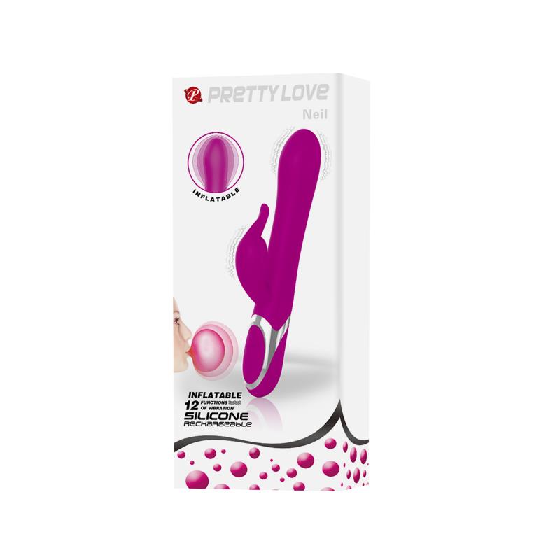 Vibrador Neil Funcion Inflable 23.7 cm - Imagen 5