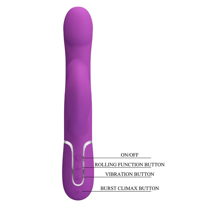 Zalin Vibrador con Bolas Rotatorias y Lengua - Imagen 7