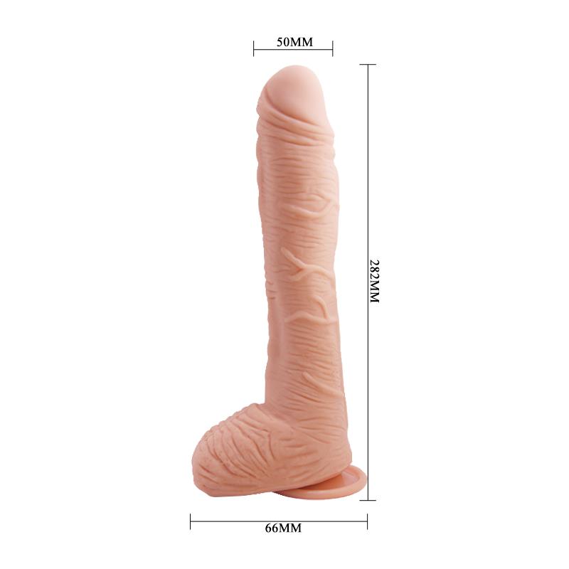 Alex Dildo con Testículos Punto G con Ventosa Natural - Imagen 4