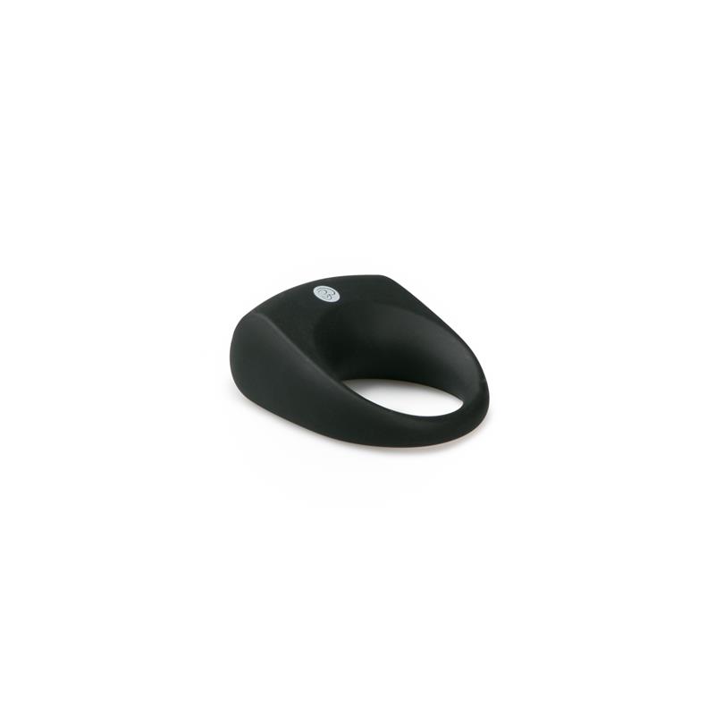 Anillo para Pene con Vibración Silicona - Negro - Imagen 4
