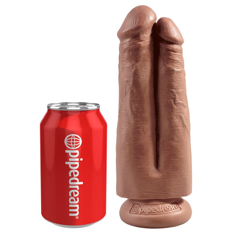 Arnés con Dildo Doble 7 Bronceado - Imagen 5