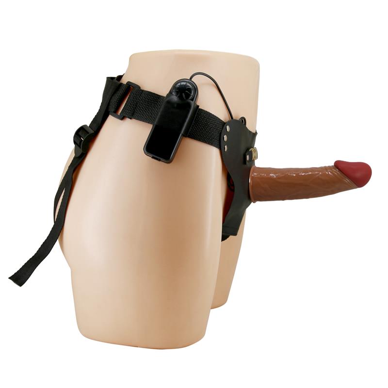 Arnés con Dildo Hueco y Vibración con Control Remoto Starks - Imagen 4