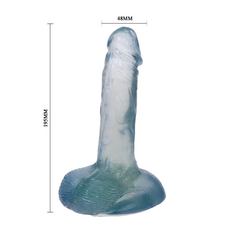 Baile Dildo Transparente - Imagen 4