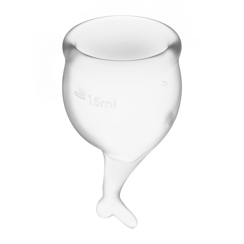 Copas Menstruales Feel Secure Transparent Pack de 2 - Imagen 4