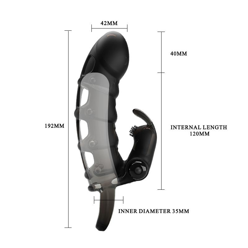 Cuper Funda para el Pene con Vibración +4 cm - Imagen 8