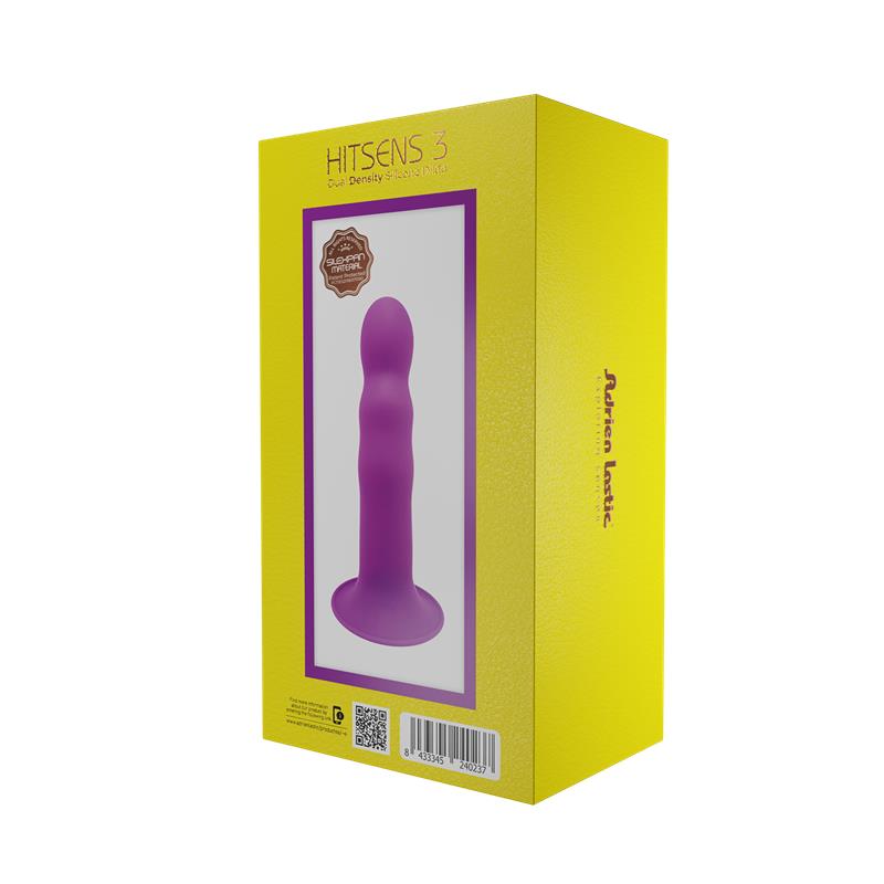 Dildo Hitsens 3 Doble Densidad Purpura - Imagen 6