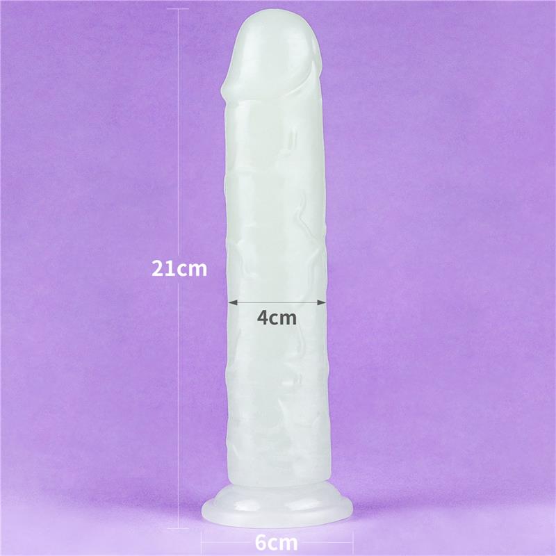 Dildo Lumino 8 Luz Azul - Imagen 11