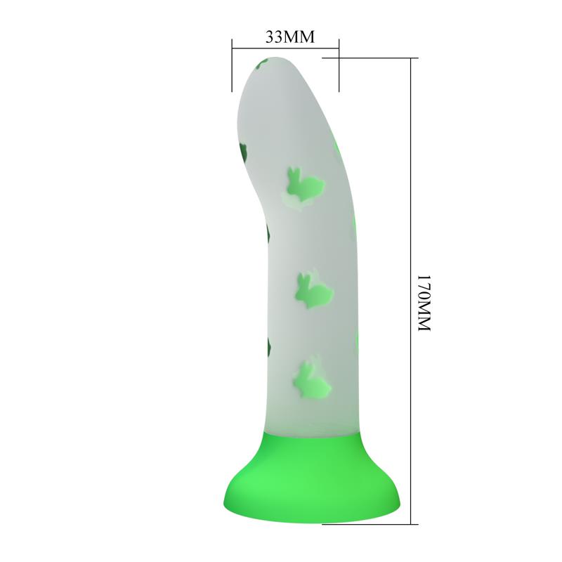 Dildo que Brilla en la Oscuridad Romantic Rendezvous - Imagen 5