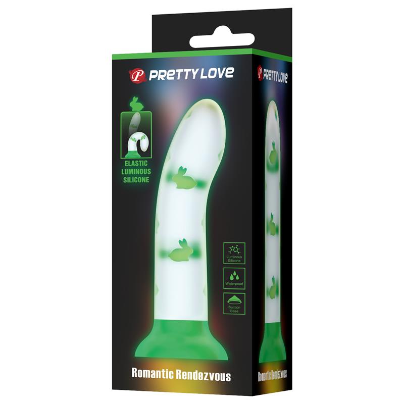 Dildo que Brilla en la Oscuridad Romantic Rendezvous - Imagen 6