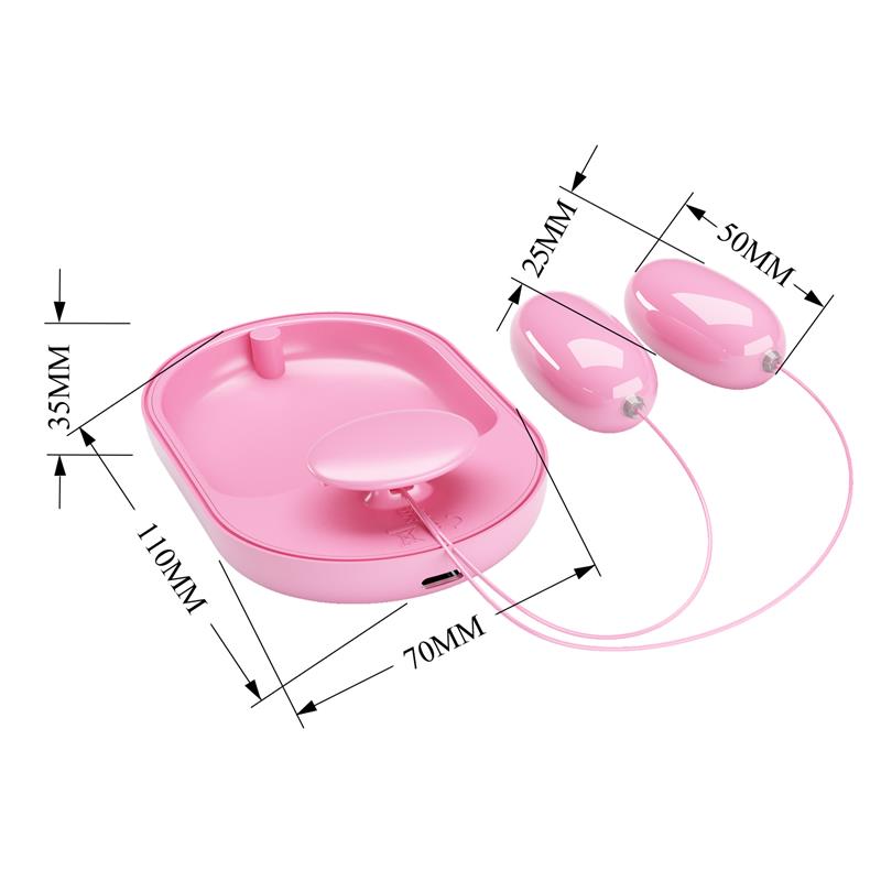 Fun Box Balas Vibradoras con Control Remoto Rosa - Imagen 6