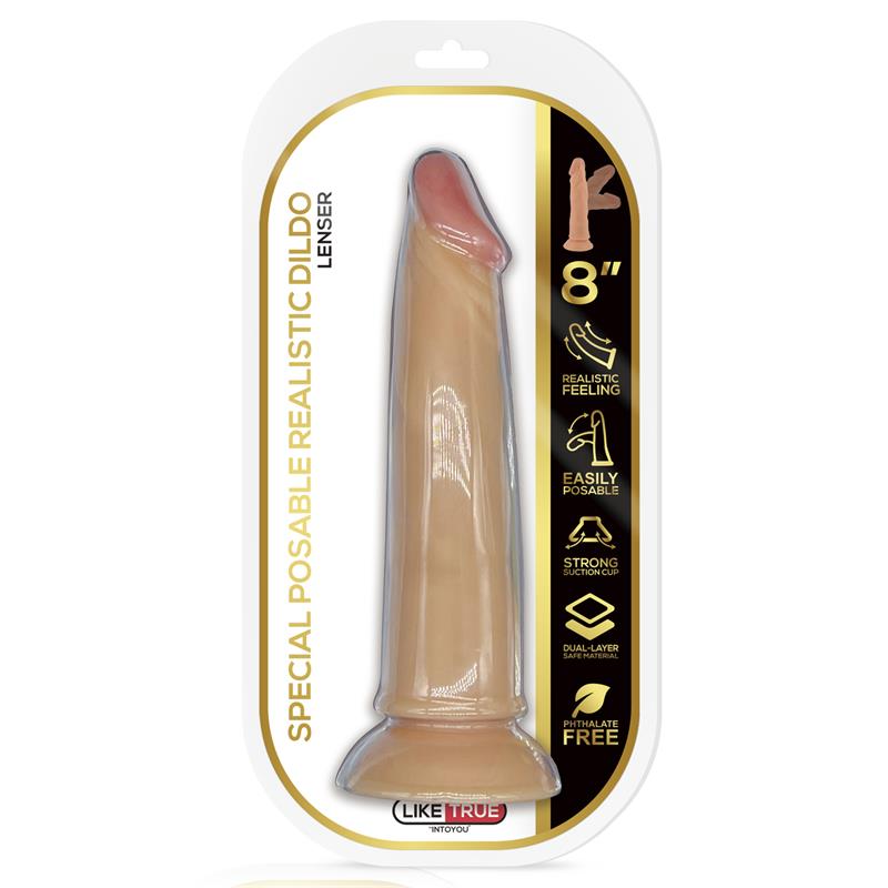 Lenser Dildo Realista Articulable-Posable 8 Natural - Imagen 5