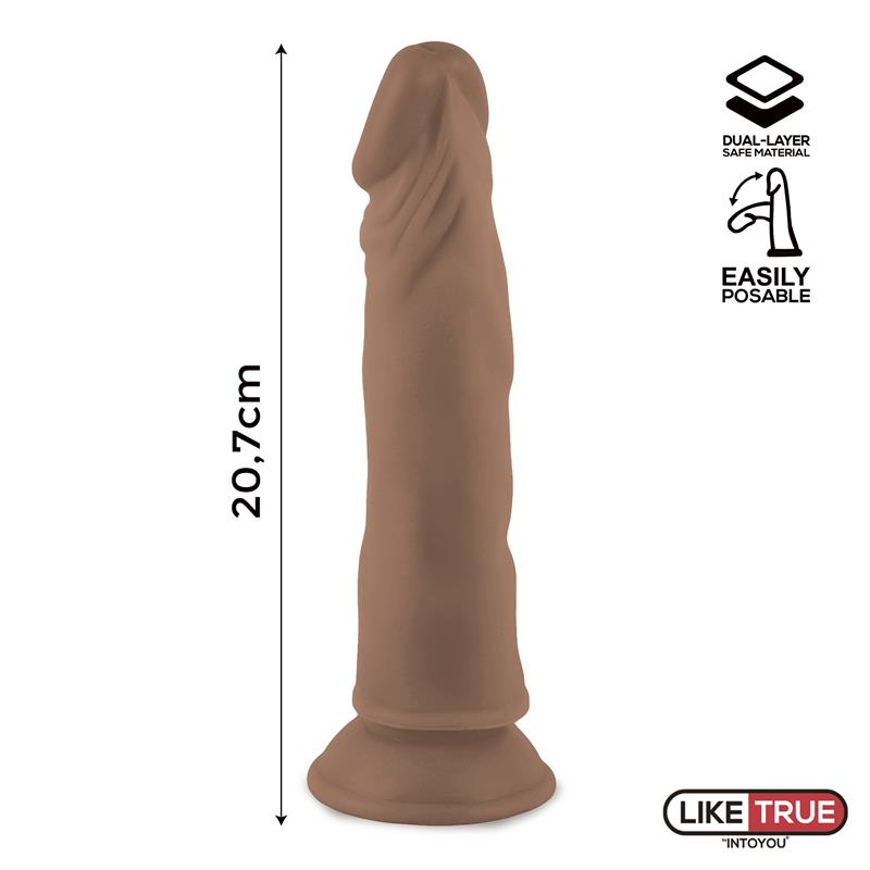 Lenser Dildo Realista Articulable-Posable Dildo 8 Marrón - Imagen 5