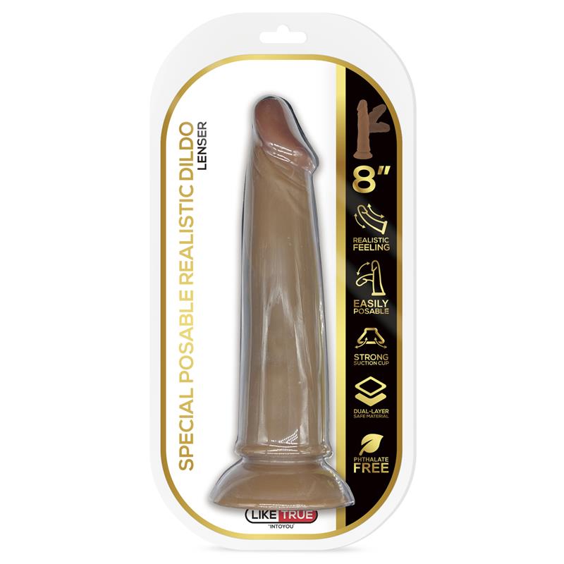 Lenser Dildo Realista Articulable-Posable Dildo 8 Marrón - Imagen 6
