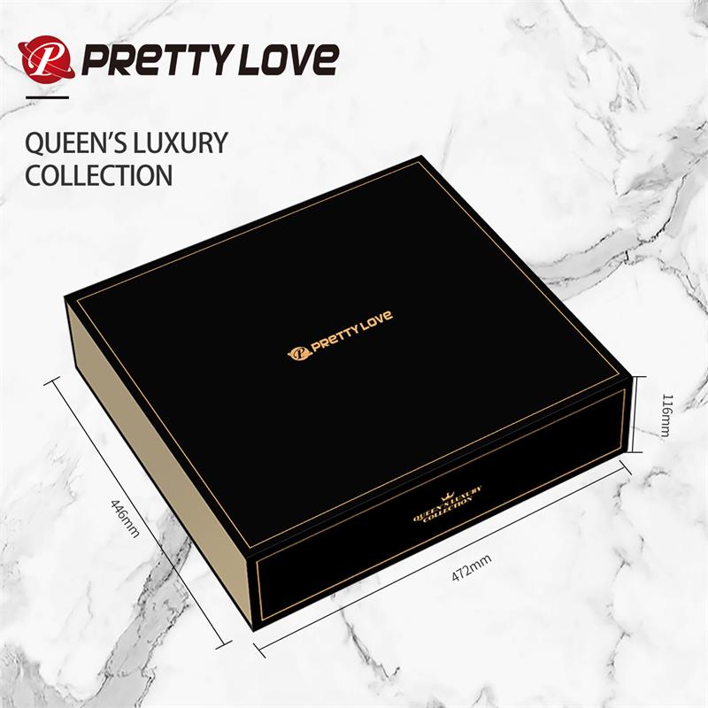 Luxury Set Queens 12 Juguetes Negro y Oro 18k - Imagen 8