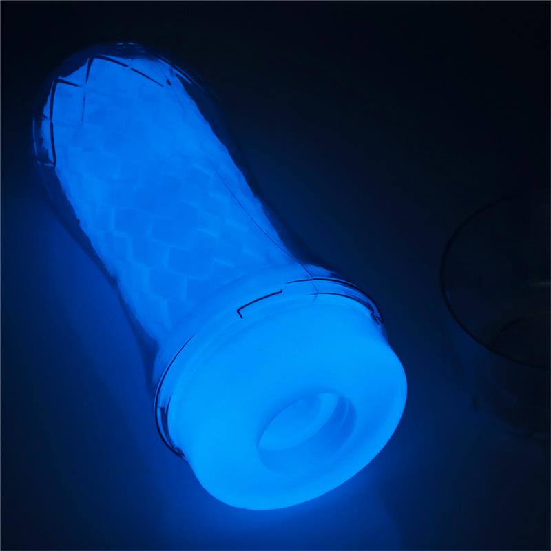 Masturbador Masculino Lumino Luz Azul - Imagen 10