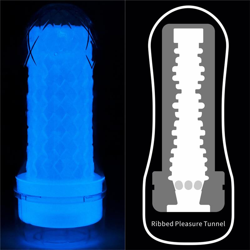 Masturbador Masculino Lumino Luz Azul - Imagen 4