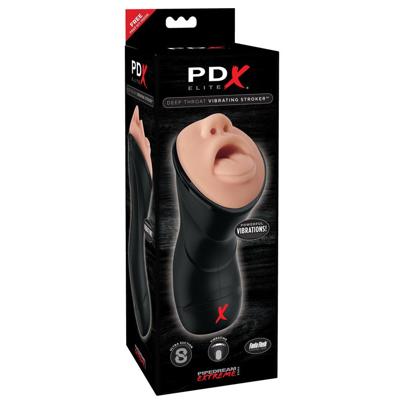 PDX Elite Masturbador Vibrador Deep Throat - Imagen 5