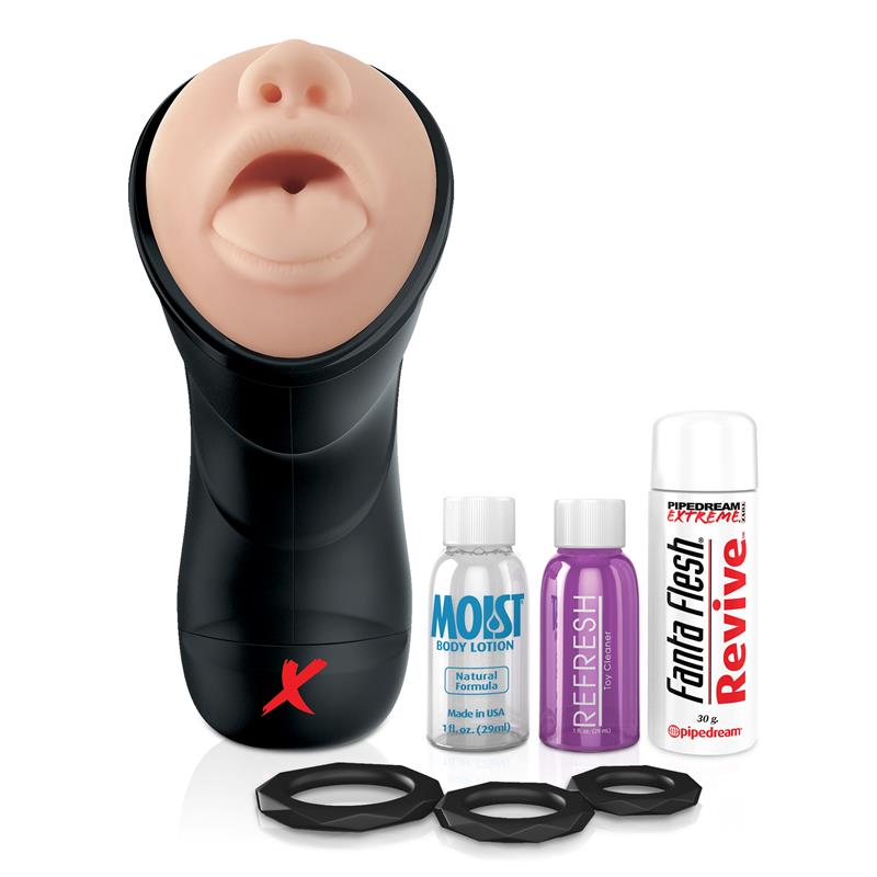 PDX Elite Masturbador Vibrador Deep Throat - Imagen 8