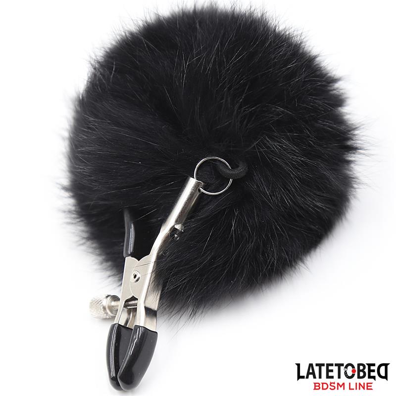 Pinzas para Pezones con Pelo Negro - Imagen 5