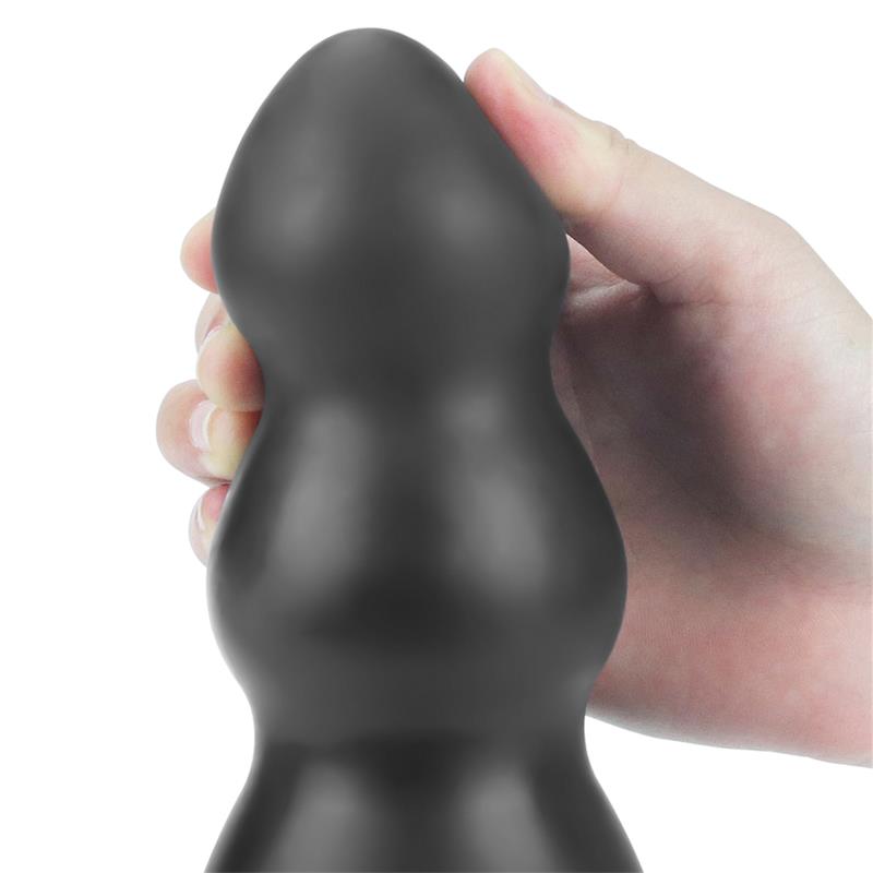 Plug Anal con Vibración King Sized 7.8 Negro - Imagen 6