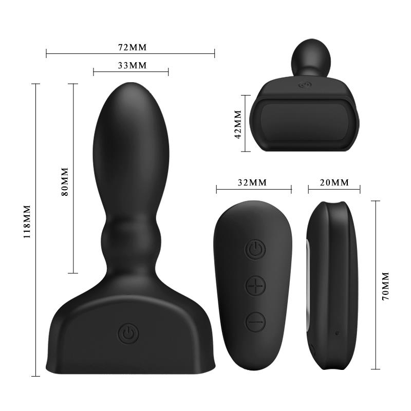 Plug Anal Inflable con Control Remoto Mr. Play - Imagen 3