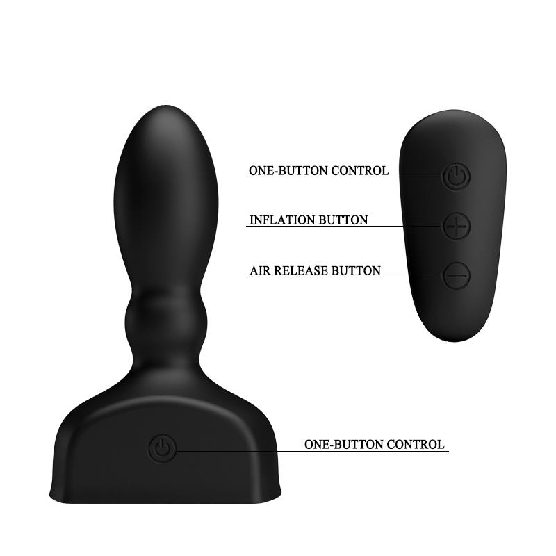 Plug Anal Inflable con Control Remoto Mr. Play - Imagen 5