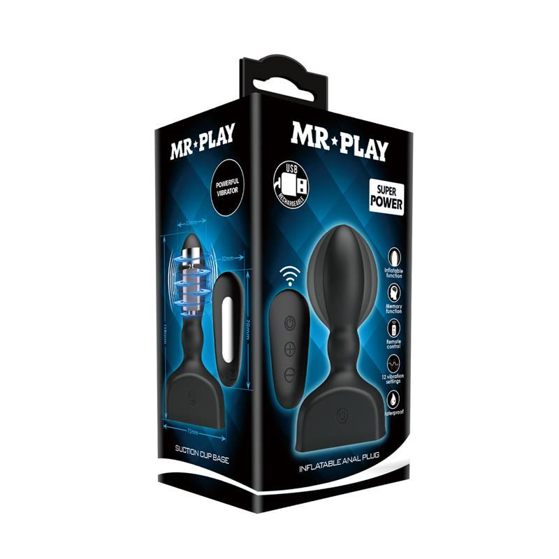 Plug Anal Inflable con Control Remoto Mr. Play - Imagen 6