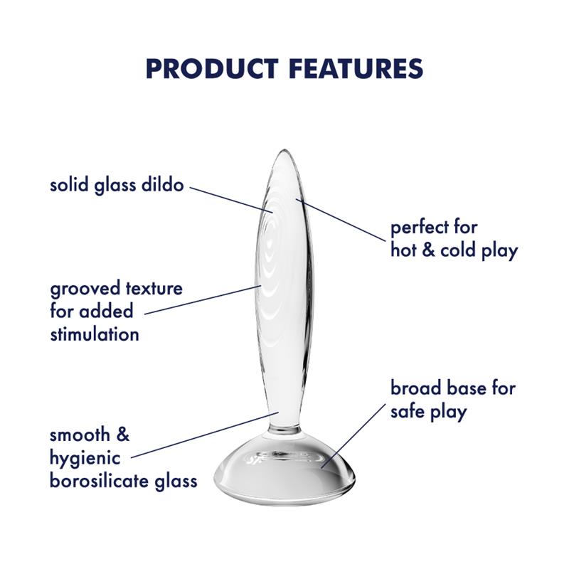 Plug Anal Sparkling Crystal Hot and Cold Transparente - Imagen 3
