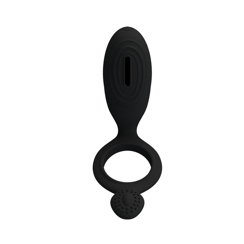 Pretty Love Anillo Vibrador Ethel Color Negro - Imagen 3