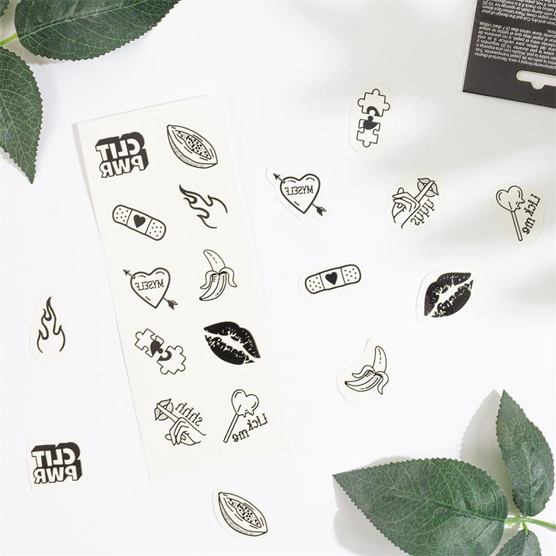 Set de 10 Tattoos Temporales Candy Collection - Imagen 7
