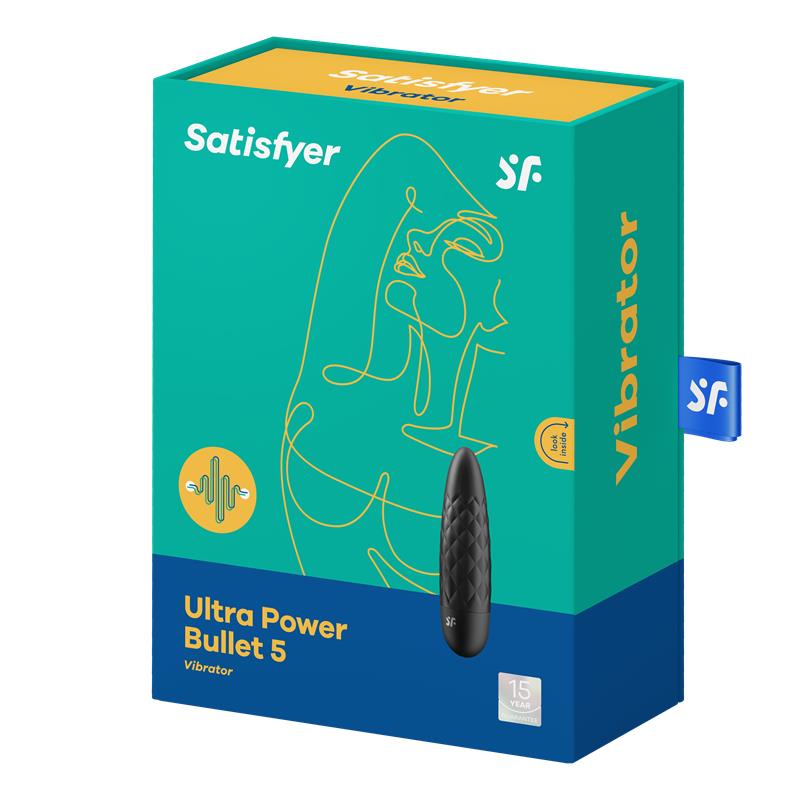 Ultra Power Bullet 5 Bala Vibradora Negra - Imagen 6