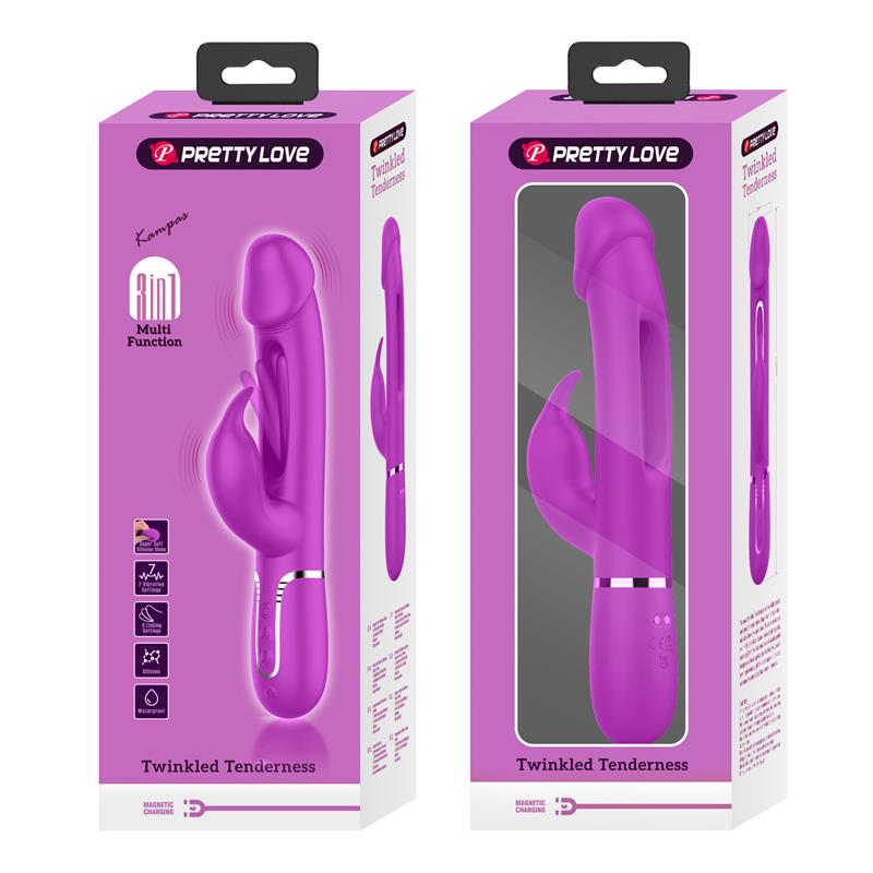 Vibrador con Lengua Kampas Rosa - Imagen 3