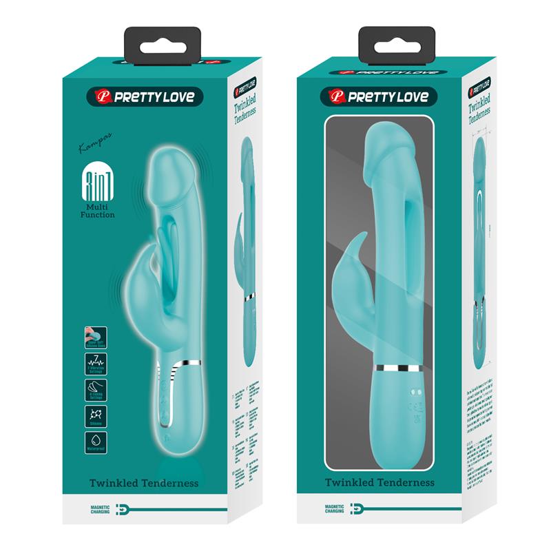Vibrador con Lengua Kampas Verde - Imagen 5