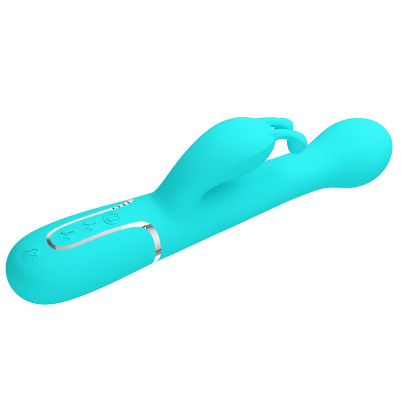 Vibrador con Thrusting y Bolas Rotatorias Dejon Azul - Imagen 12
