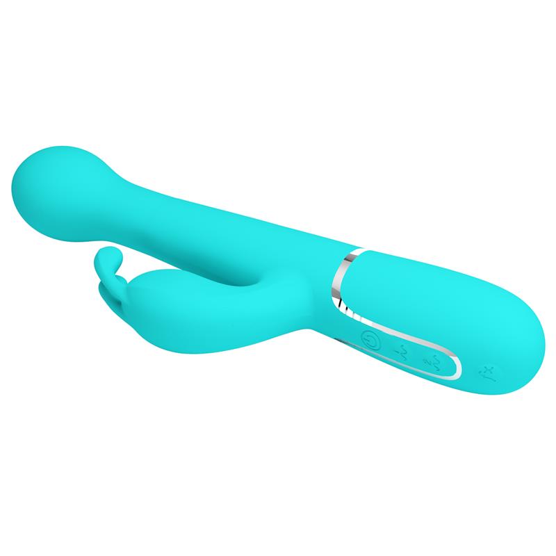 Vibrador con Thrusting y Bolas Rotatorias Dejon Azul - Imagen 11