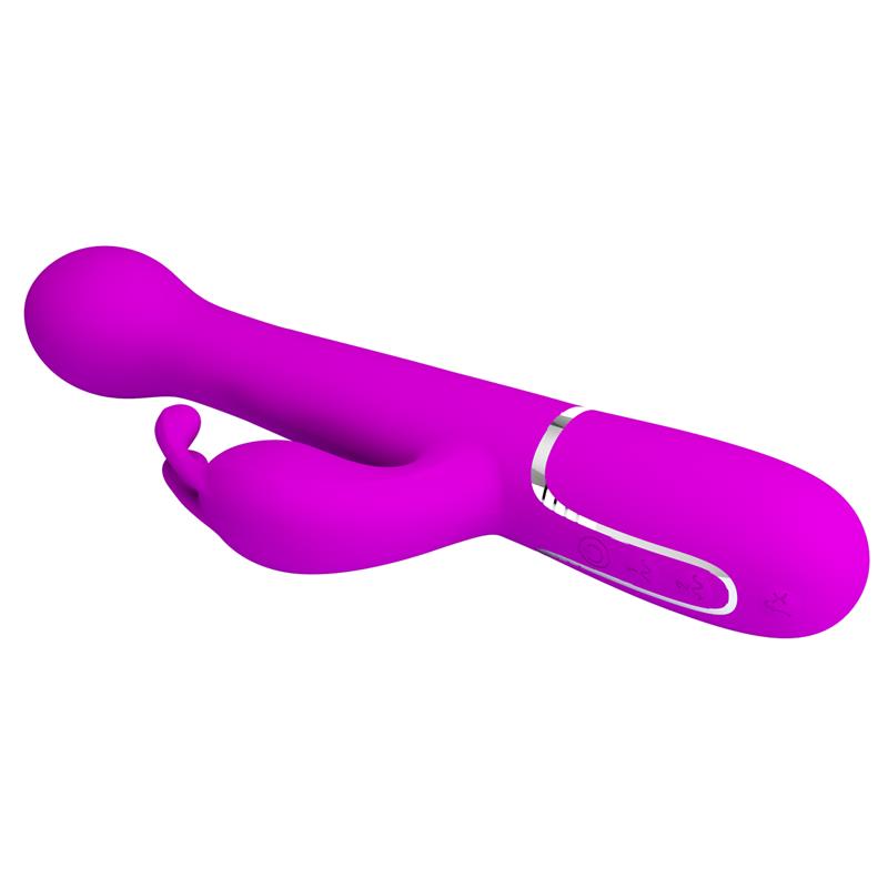 Vibrador con Thrusting y Bolas Rotatorias Dejon Rosa - Imagen 3