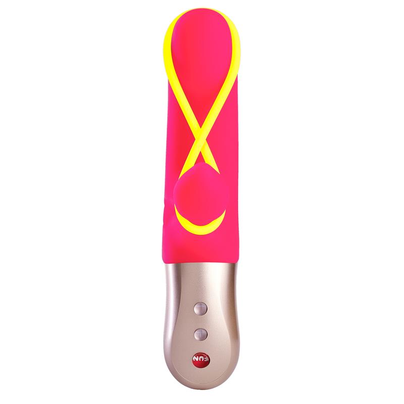 Amorino Vibrador del Punto G Pink/Neon Yellow - Imagen 4