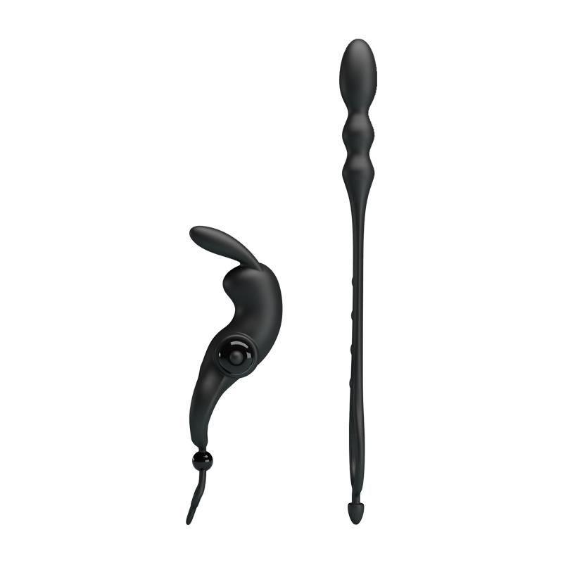 Anillo Vibrador con Cadena Anal Desmontable - Imagen 7