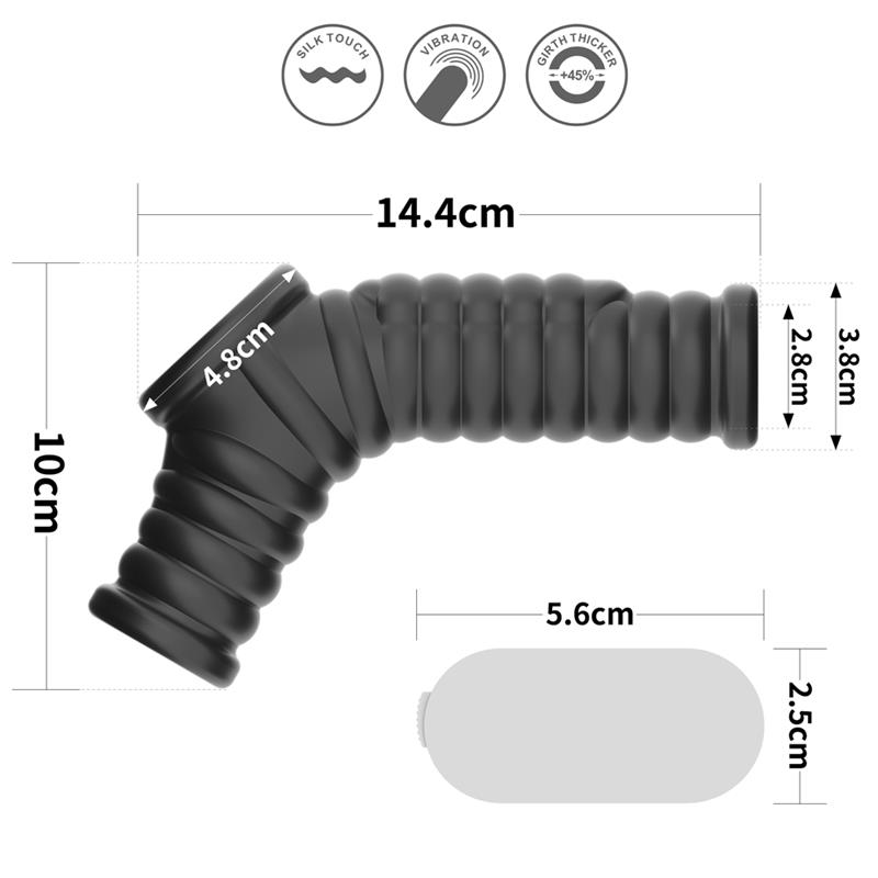 Anillo Vibrador para Pene y Escroto Wave Knights - Imagen 7