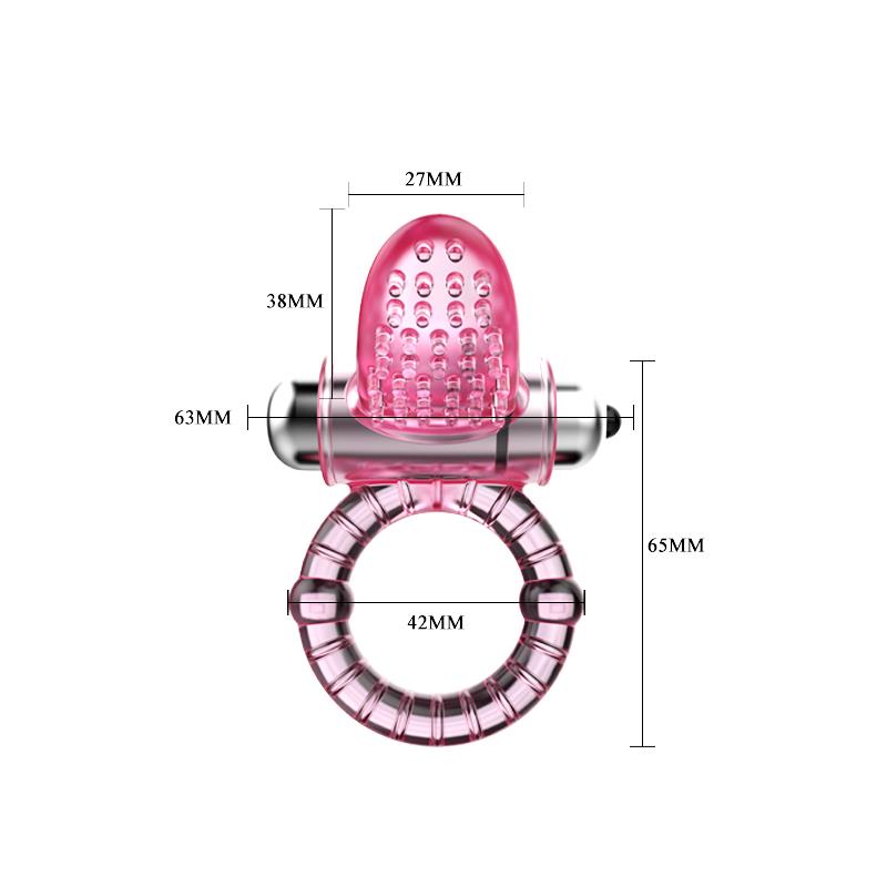 Anillo Vibrador Sweet Rosa - Imagen 2