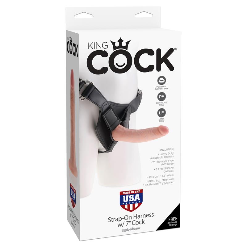Arnés Ajustable con Dildo 7 Color Natural - Imagen 7