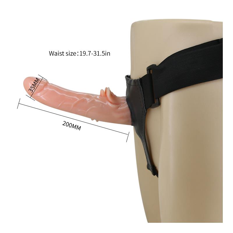 Baile Arnés con Dildo y Control Remoto 18 cm - Imagen 8