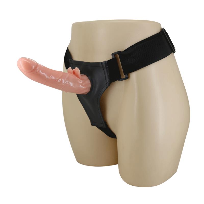 Baile Arnés con Dildo y Control Remoto 18 cm - Imagen 9