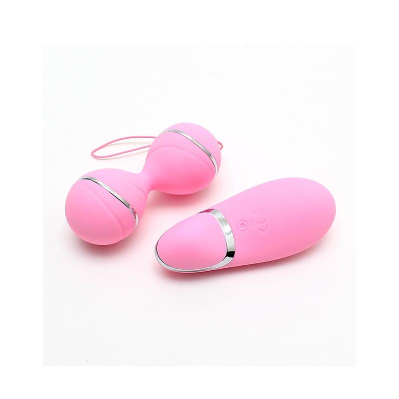 Bolas Kegel con Control Remoto y Estimulador Ibiza Rosa - Imagen 5
