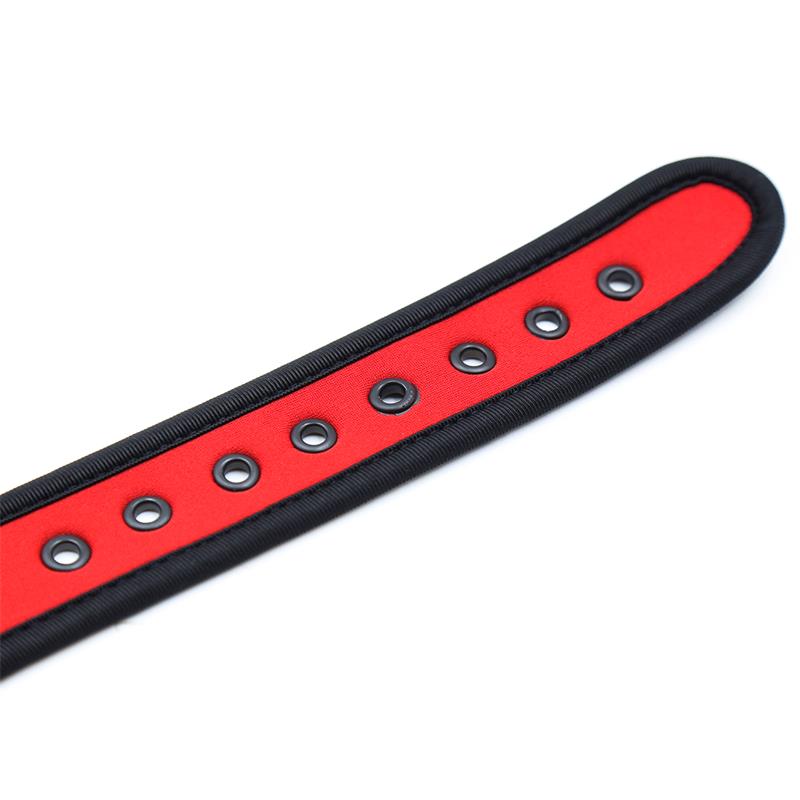 Collar de Neopreno Ajustable Rojo - Imagen 3