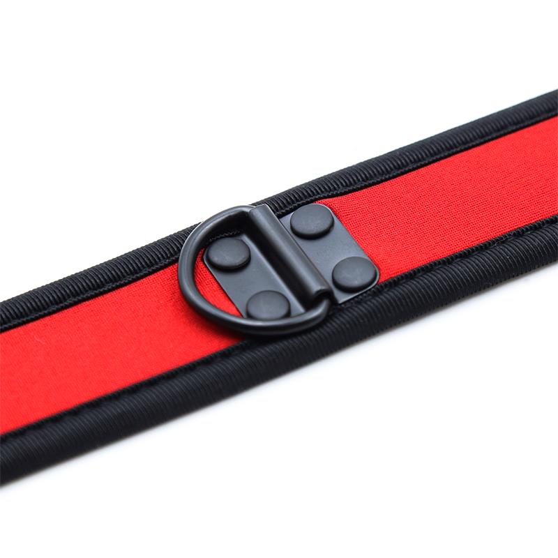 Collar de Neopreno Ajustable Rojo - Imagen 6