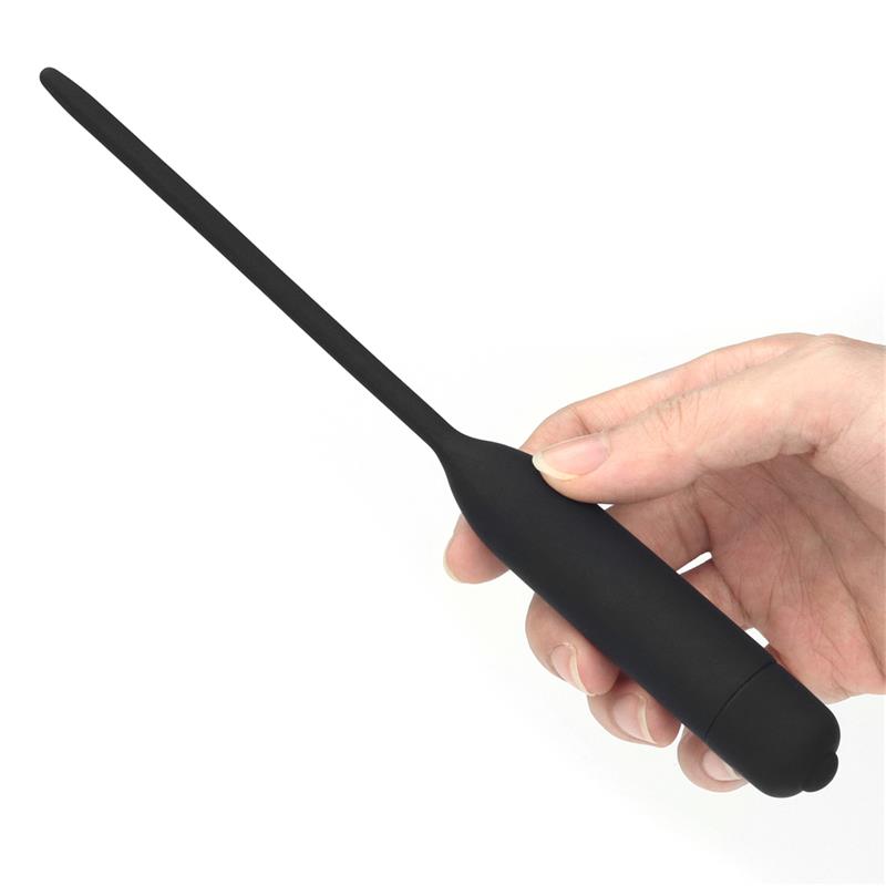 Dilatador de Uretra con Vibración Negro - Imagen 3